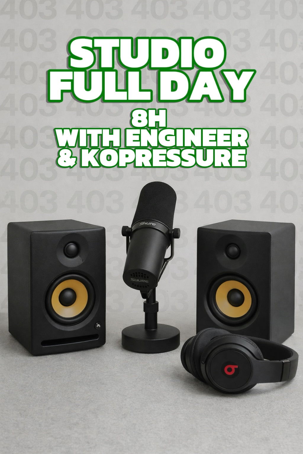 Studio Full Day With Kopressure